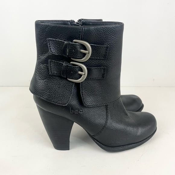 BOC Trapise Ankle Booties Boots Black Leather Side Zip Size 6 / 36.5 - Picture 6 of 16